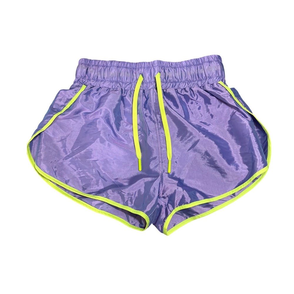 Carbon38 Running Shorts Womens Small Purple Neon Iridescent Dolphin
EUC